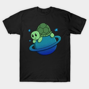 Cute Neptune Turtle T-Shirt